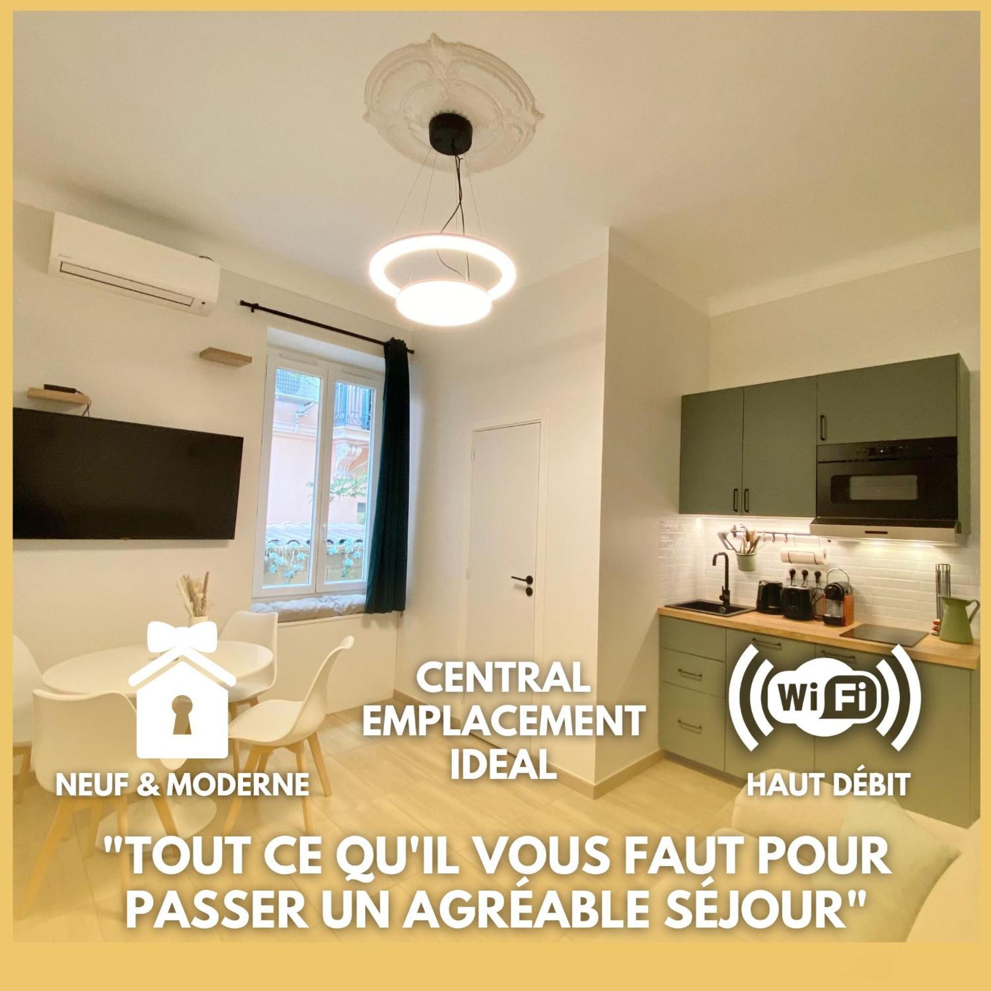 Appartements Neuf - Frontiere De Monaco - Clim - Wifi كاب داي المظهر الخارجي الصورة